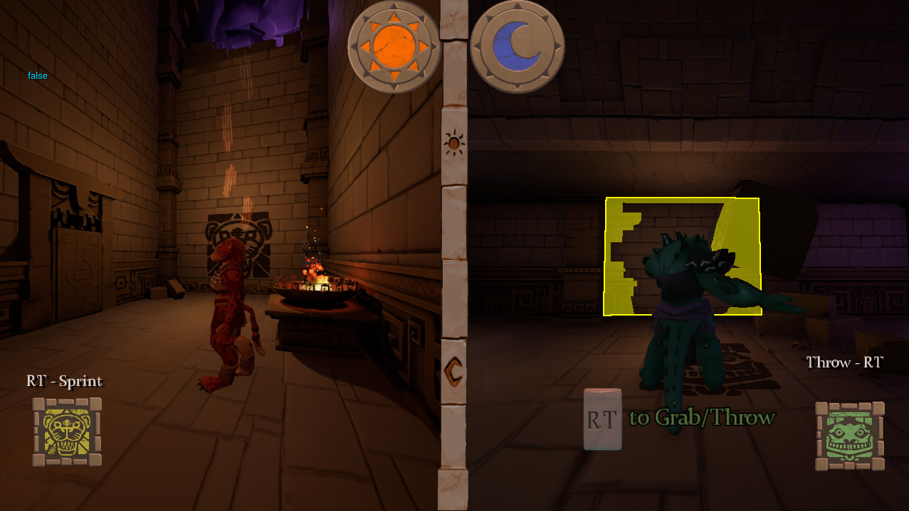 Aapo and Soona starting gameplay screen.